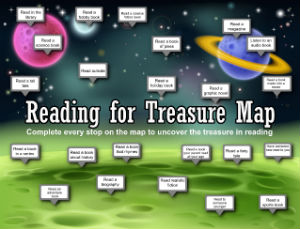Reading Treasure Hunt Map