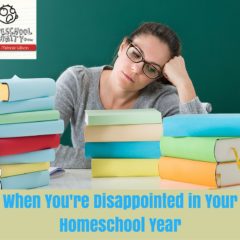 When You’re Disappointed in Your Homeschool Year