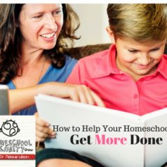 How to Help Your Homeschooler Get More Done