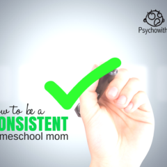 How to Be a Consistent Homeschool Mom