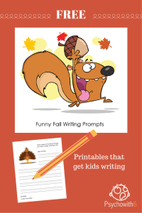 Free Funny Fall Writing Prompts